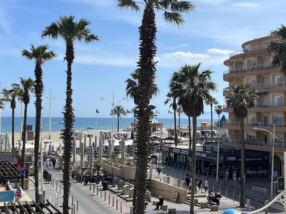 Superbe T2 Vue Mer, Clim, Parking Gratuit Canet-en-Roussillon Exterior photo